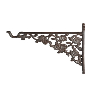 Liatinová konzola ružičky 23x25,5cm