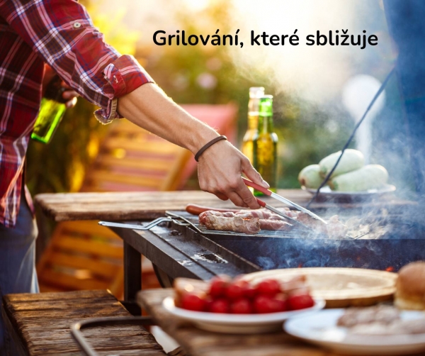 Liatinová mriežka na grilovanie nad ohnisko 34cm s výškou 10cm