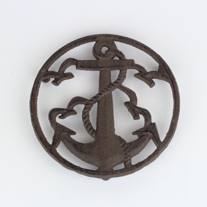 Liatinová podložka pod hrniec kotva 17cm