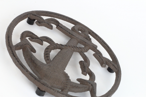 Liatinová podložka pod hrniec kotva 17cm