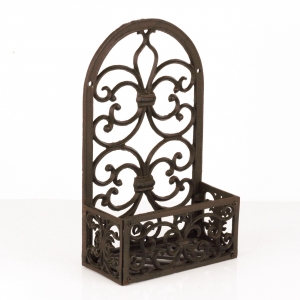 Liatinová polica pre kvety 27,9x14,2x44,4cm