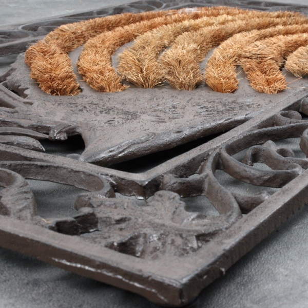 Liatinová rohožka ježko 72x45cm