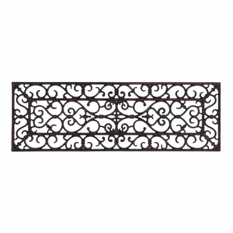 Liatinová rohožka pred dvere Ornament 75 × 25 cm