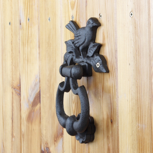 Liatinové klopadlo vtáčik 14,2x19x4cm