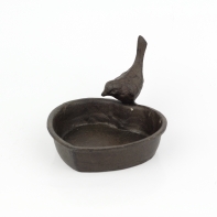 Liatinové náustok srdce s vtáčikom