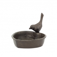 Liatinové náustok srdce s vtáčikom