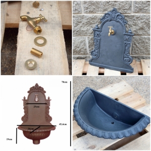 Liatinové umývadlo 71cm