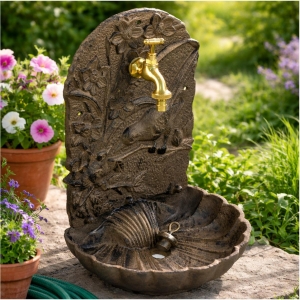 Liatinové umývadlo retro - liatina 25x30x47cm