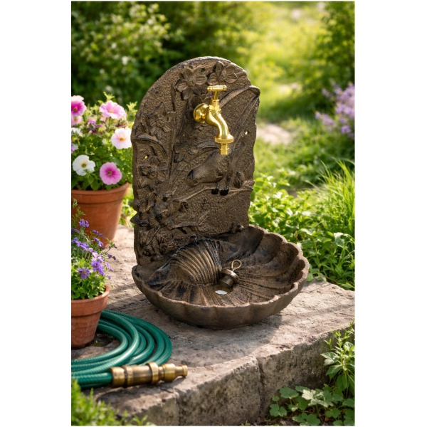 Liatinové umývadlo retro - liatina 25x30x47cm