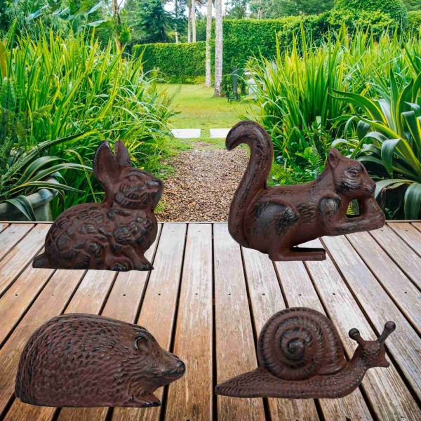 Liatinové zvieratko na záhradu - šnek 11,7x5,4x11cm