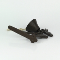 Liatinový domový zvonček vtáčiky 17,5 × 18 × 8cm