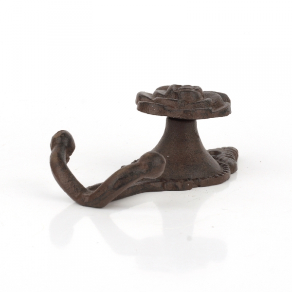 Liatinový dvojháčik kytička 13x5cm