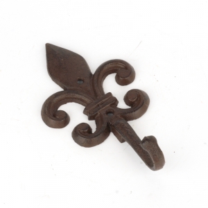 Liatinový háčik s ornamentom 18x11cm