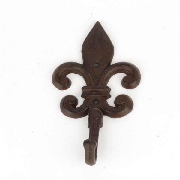 Liatinový háčik s ornamentom 18x11cm