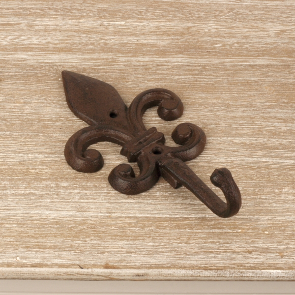 Liatinový háčik s ornamentom 18x11cm