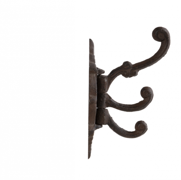 Liatinový háčik-trojháčik na stenu