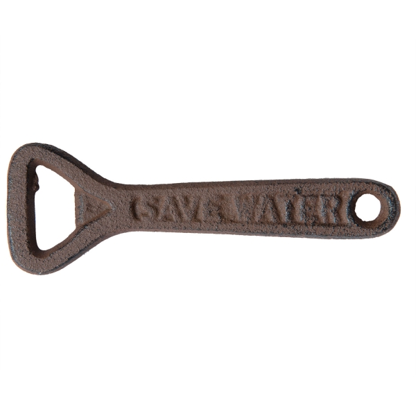 Liatinový retro otvárač na pivo DRINK BEER