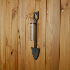 Zrážkomer liatinový rýľ 28cm