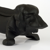 Liatinový škrabák na topánky - poškodenie