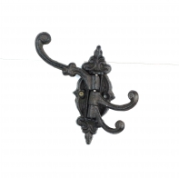 Liatinový vešiak 3 háčiky 15,5cm