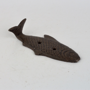 Liatinový vešiak ryba 5×11,5×2,5cm