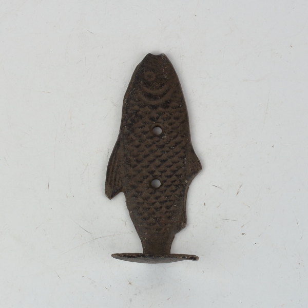 Liatinový vešiak ryba 5×11,5×2,5cm