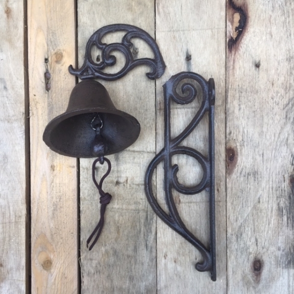 Liatinový zvon na konzolke 32cm - vyradené