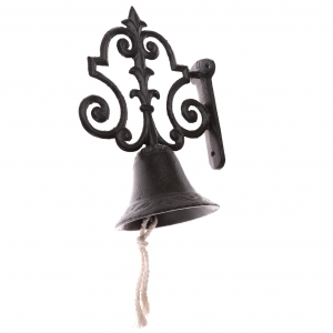 Liatinový zvonček 22x8x15cm