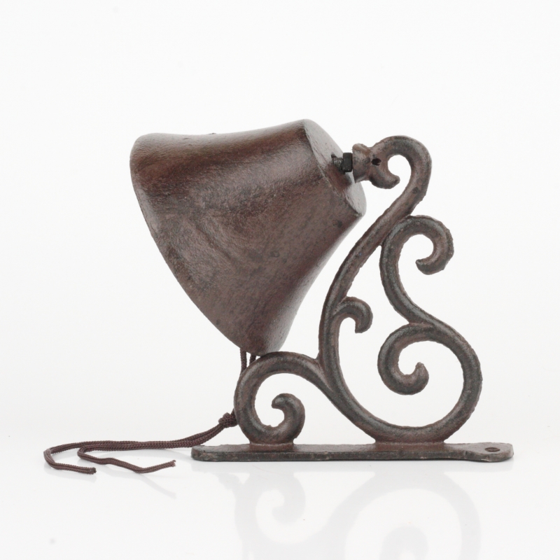 Liatinový zvonček na konzolu 17x10x14,5cm