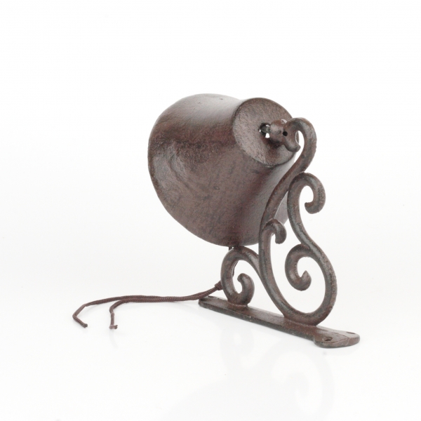 Liatinový zvonček na konzolu 17x10x14,5cm