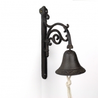 Liatinový zvonček na konzolu 20 × 25 × 10cm