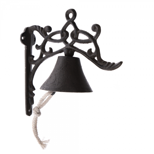 Liatinový zvonček s ornamentami