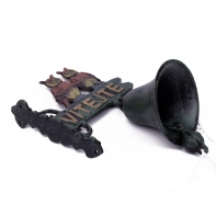 Liatinový zvonček Vitajte 22cm