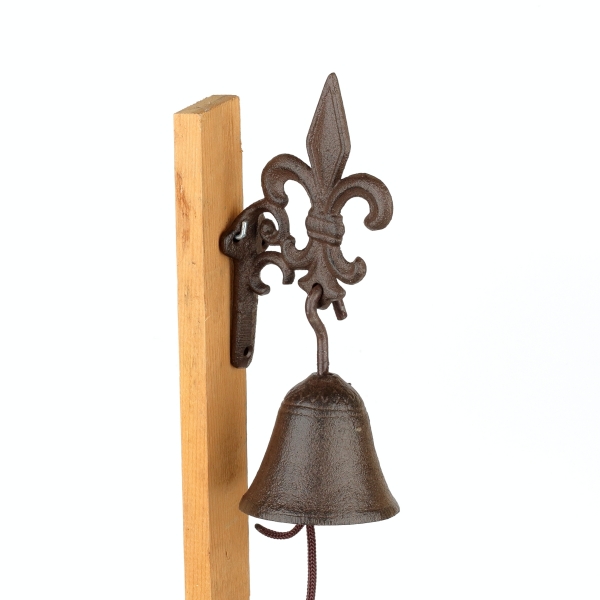 Liatinový zvonček vzor ľalia 19cm