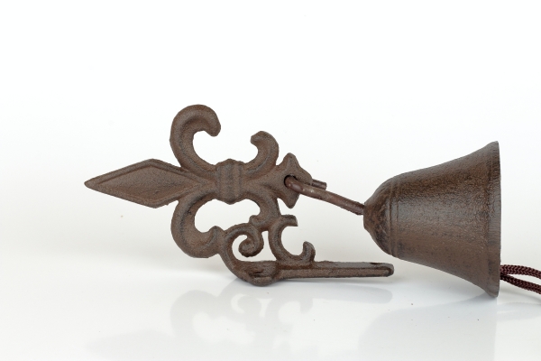 Liatinový zvonček vzor ľalia 19cm