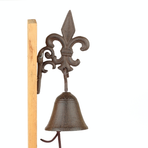 Liatinový zvonček vzor ľalia 19cm