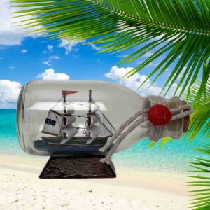 Loď vo fľaši 11,5 x 6,5 cm