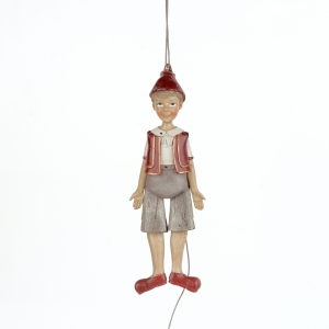 Bábka - závesná dekorácia Pinocchio 18cm