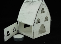 Lucerna domček 10x14,5x10,5cm