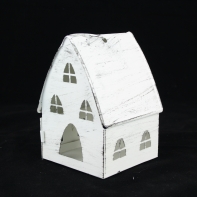 Lucerna domček 10x14,5x10,5cm