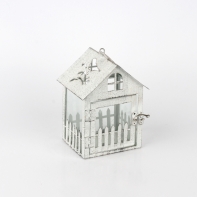 Lucerna domček s plotom 15cm