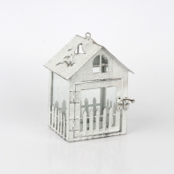 Lucerna domček s plotom 15cm