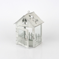 Lucerna domček s plotom 15cm