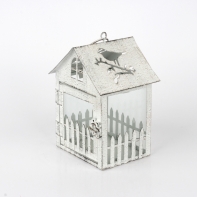Lucerna domček s plotom 15cm