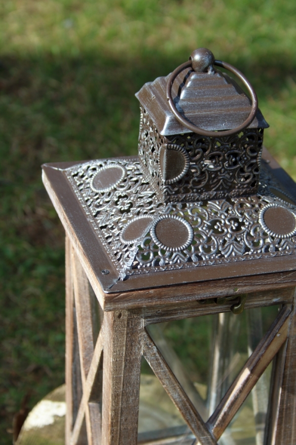 Lucerna drevená L 32cm