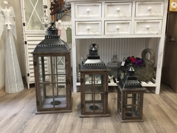 Lucerna drevená malá 42cm