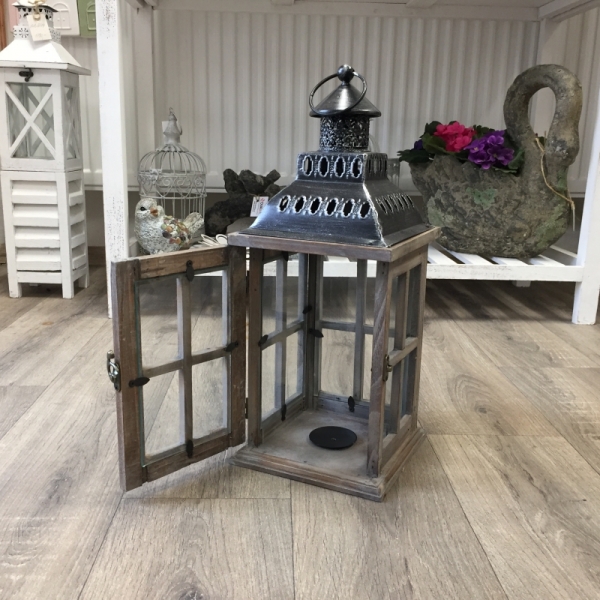 Lucerna drevená malá 42cm