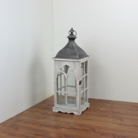 Lucerna drevená s patinou strednej 60cm