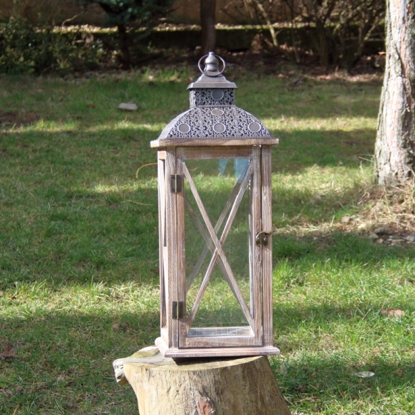 Lucerna drevená XL 61cm