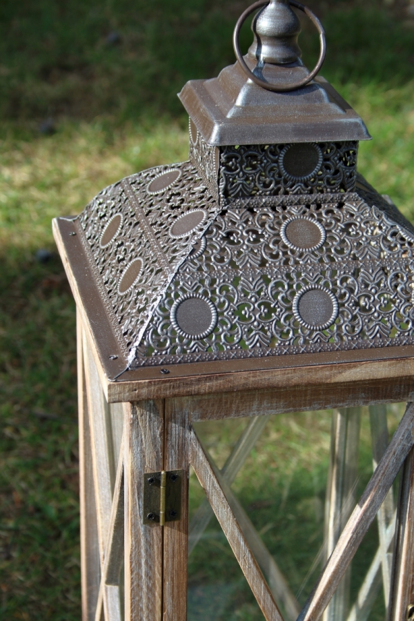 Lucerna drevená XL 61cm